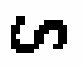 A small, open, bent infinity-like source symbol before the printed editorial gloss [infini].